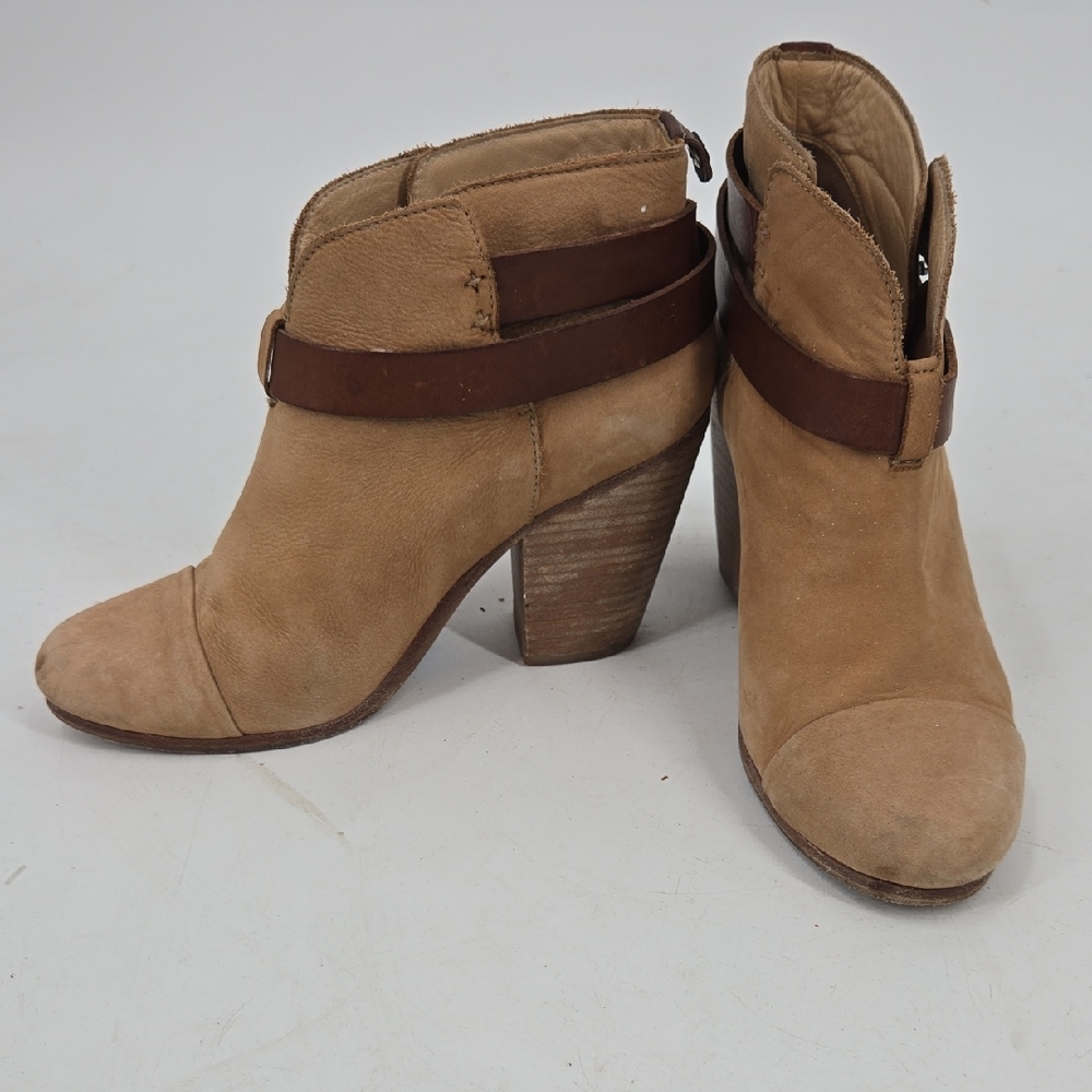 Rag & Bone Brown Suede Heeled Boots